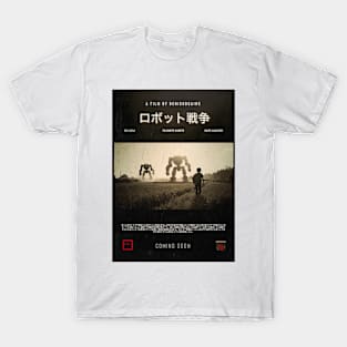 Robot War 1 Japan Retro Poster T-Shirt